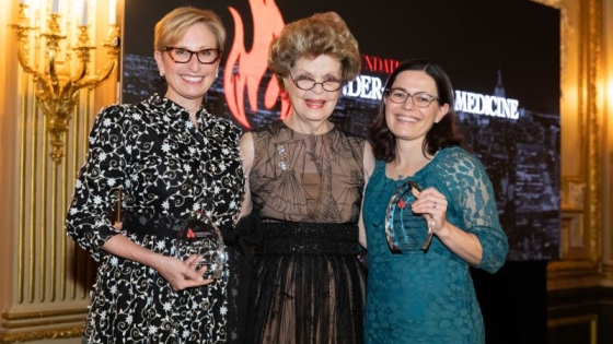 CWHSGR co-Directors Sabra Klein and Wendy Bennett along with Dr. Marianne Legato of the Foundation for Gender Specific Medicine